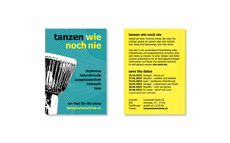 Webfotografik | Tanzenwienochnie Flyer