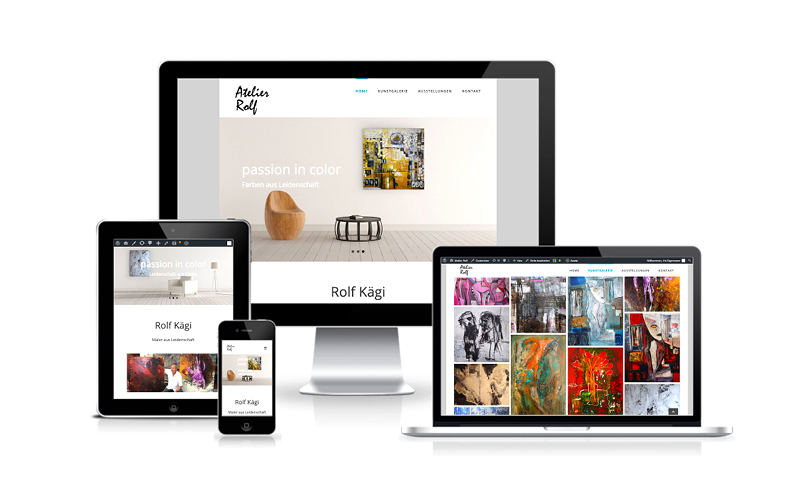 Webfotografik - Atelier Rolf - Website