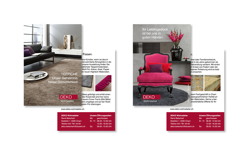 Webfotografik - DEKO Wohnatelier - Postkarten-A6