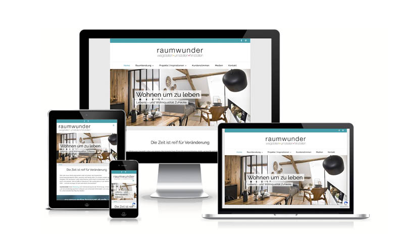 Webfotografik Portfolio - raumwunder - Website