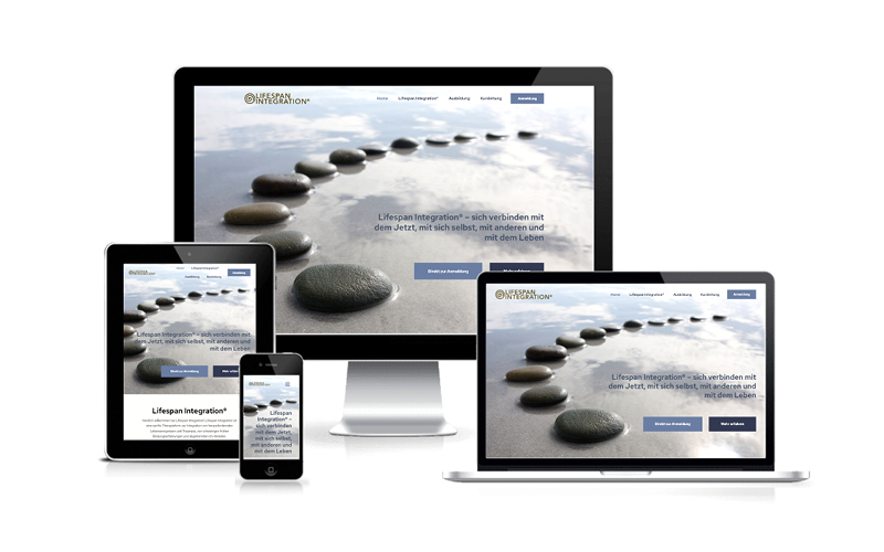 Webfotografik Referenzen Website | Lifespan Integration